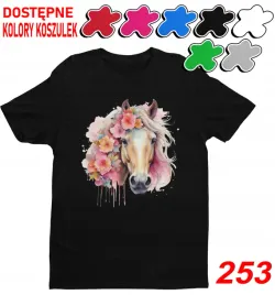 dziecieca-koszulka-t-shirt-z-nadrukiem-duzy-wybor-unicorn-konie-xl158-164