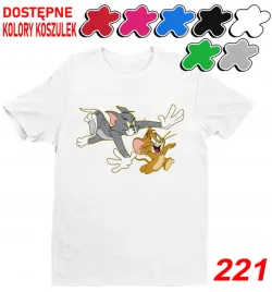 dziecieca-koszulka-t-shirt-z-nadruki-d-wybor-tom-jerry-kot-myszka-xs110-116