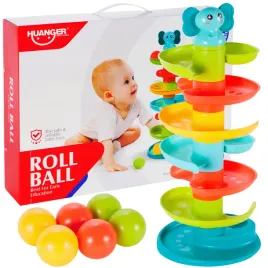 wieza-z-pileczkami-zjezdzalnia-pilek-kulek-slonik-kuleczkowa-dla-dzieci