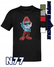 koszulka-meska-z-nadrukiem-prezent-smerfy-papa-smerf-rozne-wzory-l