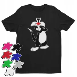 koszulka-t-shirt-dziecieca-z-nadrukiem-looney-kot-sylwester-xxxs-86-98