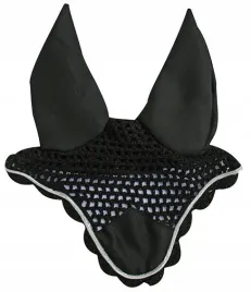 nauszniki-dla-konia-hkm-earbonnet-czarne-srebrne-full