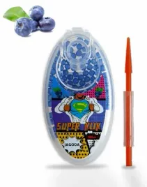 Zdjęcie produktu MOCNE SUPER KLIK kulki smakowe do papierosów JAGODA JAGODOWE 100 szt.