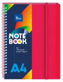 kolonotatnik-a4-okladka-pp-kolor-czerwony-70g-m2-100-kartek