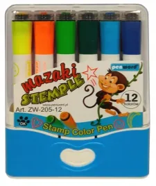 mazaki-ze-stempelkami-12-kolorow-mix-wzorow