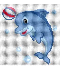 kanwa-delfinek-15x15cm-1042