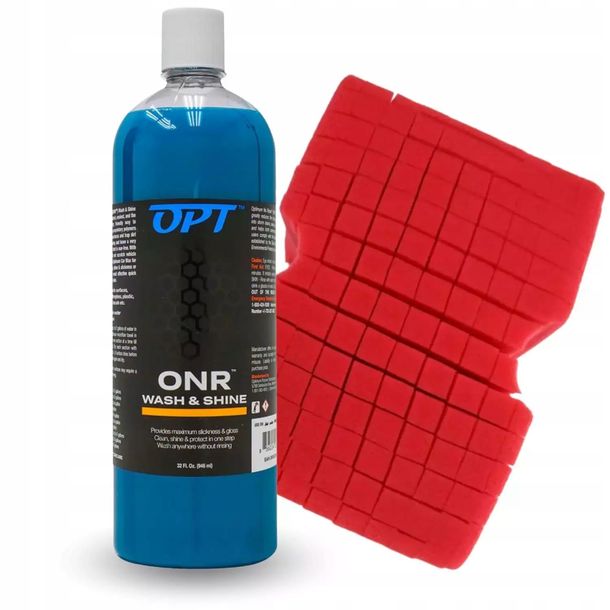 Фото - Поліроль Optimum No Rinse Revision 5 964ml + Big Red Sponge 