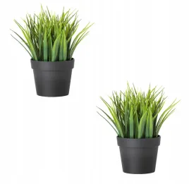 ikea-fejka-zielona-trawa-w-doniczce-owies-sztuczny-x2-sztuki