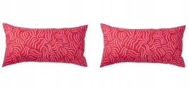 ikea-sandmott-poduszka-czerwony-rozowy-30x58-cm-komplet-2-sztuk