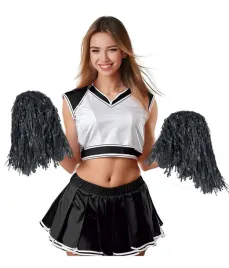 pompony-cheerleaderki-czarne-2-szt