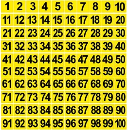 naklejki-liczby-czarne-na-zoltym-tle-1-100-szt-40-mm