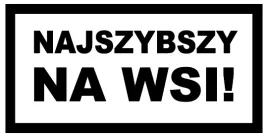 naklejka-najszybszy-na-wsi-drukowana-na-bialym-tle-150x80-mm
