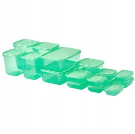 ikea-pruta-pojemniki-kuchenne-na-zywnosc-17-sztuk-zielone-zestaw-komplet