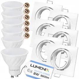 zestaw-6x-oprawa-halogenowa-biala-kwadratowa-zarowka-gu10-led-8w-zimna