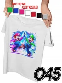 koszulka-dziecieca-z-nadrukiem-super-mario-luige-gry-rozne-s-122-128