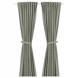 ikea-lenda-zaslona-zaslony-z-wiazaniem-2-sztuki-140x300-szaro-zielone