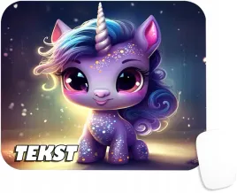 podkladka-pod-myszke-z-nadrukiem-unicorn-jednorozec-pony-tekst-gratis-20x24