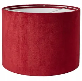 ikea-molnskikt-klosz-do-lampy-ciemnoczerwony-aksamit-33-cm