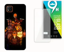 etui-case-do-xiaomi-redmi-9c-szklo-hartowane-fredi-fnaf-gry