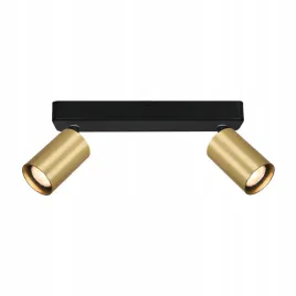italux-lampa-sufitowa-nesto-2xgu10-czarny-piaskowany-mosiadz