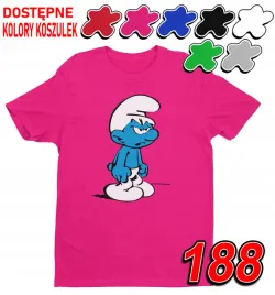 dziecieca-koszulka-t-shirt-z-nadrukiem-duzy-wybor-maruda-smerf-l-146-152