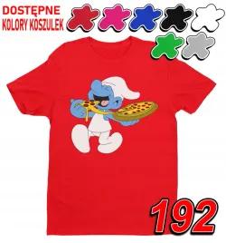 dziecieca-koszulka-t-shirt-z-nadrukiem-pizza-kucharz-smerf-xl-158-164
