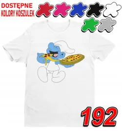 dziecieca-koszulka-t-shirt-z-nadrukiem-pizza-kucharz-smerf-m-134-140