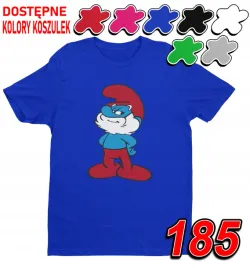 dziecieca-koszulka-t-shirt-z-nadrukiem-duzy-wybor-papa-smerf-l-146-152