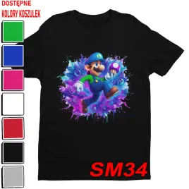 t-shirt-koszulka-dziecieca-super-mario-bros-bajki-gry-luigi-xxs-98-104