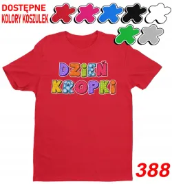 dziecieca-koszulka-z-nadrukiem-kropki-duzy-wybor-s-122-128