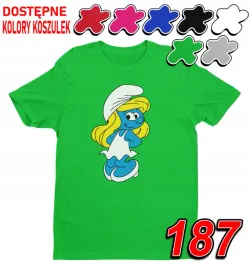 dziecieca-koszulka-t-shirt-z-nadrukiem-duzy-wybor-smerfetka-l-146-152