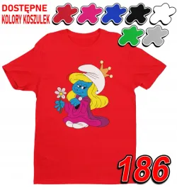 dziecieca-koszulka-t-shirt-z-nadrukiem-duzy-wybor-smerfetka-xs-110-116