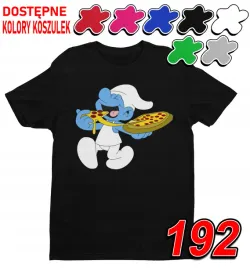 dziecieca-koszulka-t-shirt-z-nadrukiem-pizza-kucharz-smerf-m-134-140