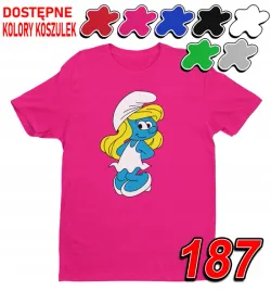 dziecieca-koszulka-t-shirt-z-nadrukiem-duzy-wybor-smerfetka-s-122-128