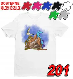 dziecieca-koszulka-t-shirt-z-nadrukiem-kojot-strus-looney-xl-158-164