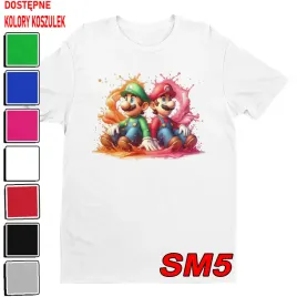 t-shirt-koszulka-dziecieca-super-mario-bros-bajki-gry-luigi-xl-158-164