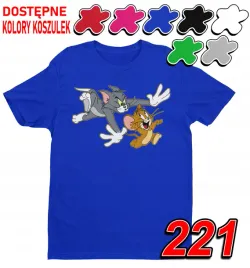 dziecieca-koszulka-t-shirt-z-nadrukiem-rom-jerry-kot-myszka-xs-110-116