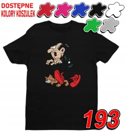 dziecieca-koszulka-t-shirt-z-nadrukiem-gargamel-klakier-smerfy-xl-158-164