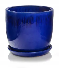 ceramiczna-doniczka-z-podstawkiem-23cm-niebieska