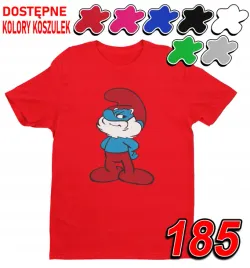 dziecieca-koszulka-t-shirt-z-nadrukiem-duzy-wybor-papa-smerf-s-122-128