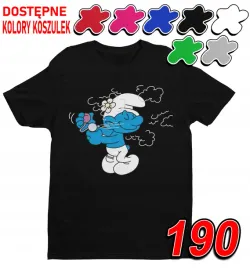 dziecieca-koszulka-t-shirt-z-nadrukiem-duzy-wybor-lalus-smerf-xs-110-116