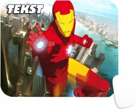 podkladka-pod-myszke-z-iron-man-marvel-avengers-prezent-tekst-gratis-20x24