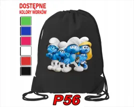 worek-szkolny-na-wf-buty-sportowy-dla-dziecka-smerfy-5-wzorow-imie-gratis