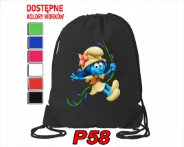worek-szkolny-na-wf-buty-sportowy-dla-dziecka-smerfy-5-wzorow-imie-gratis