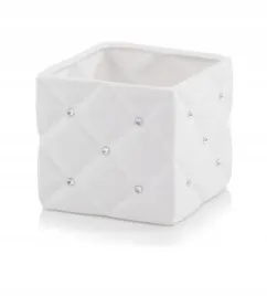 oslonka-ceramiczna-kwadratowa-glamour-cyrkonie-biala-ozdobna-14-cm