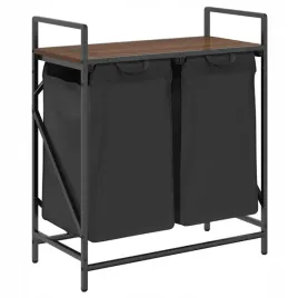 kosz-na-pranie-2-przegrody-z-polka-brazowy-dab