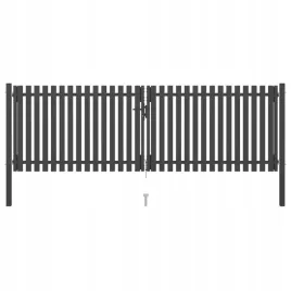 brama-ogrodzeniowa-stalowa-4-x-15-m-antracytowa