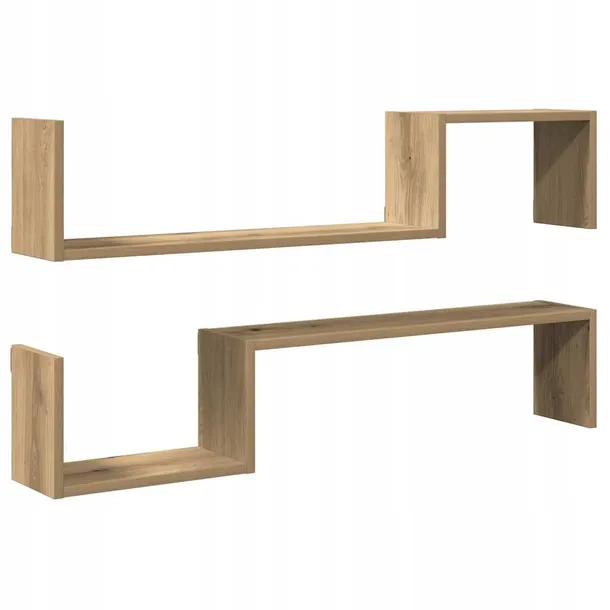 polki-scienne-2-szt-dab-artisan-100x15x20-stan-nowy-material-drewno