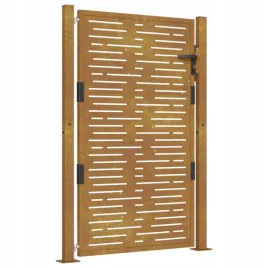 furtka-ogrodowa-105x155-cm-stal-kortenowska-motyw-prostokaty