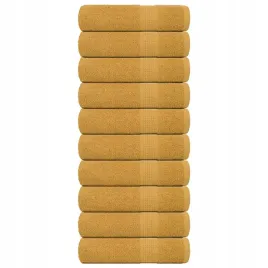 reczniki-prysznicowe-10-szt-zloty-360-gsm-100percent-bawelna